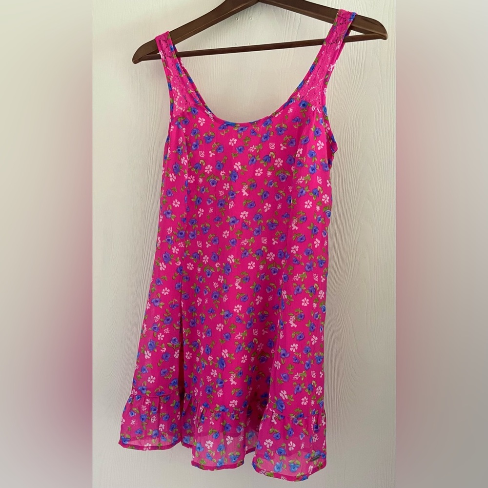 Abercrombie kids Dress pink floral